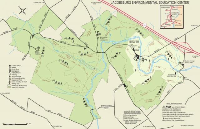 Jacobsburg Trail Map Jacobsburg Trail Map