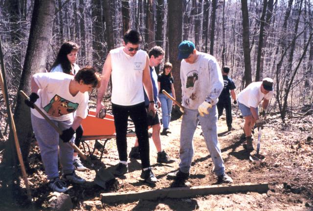 VMB's First Trail Day: Jacobsburg 2001 VMB's First Trail Day: Jacobsburg 2001
